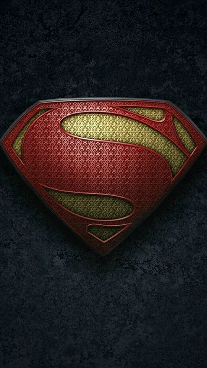 Superman Logo 2 Phone Background. Superman , Superman Logo, Man Of Steel HD phone wallpaper