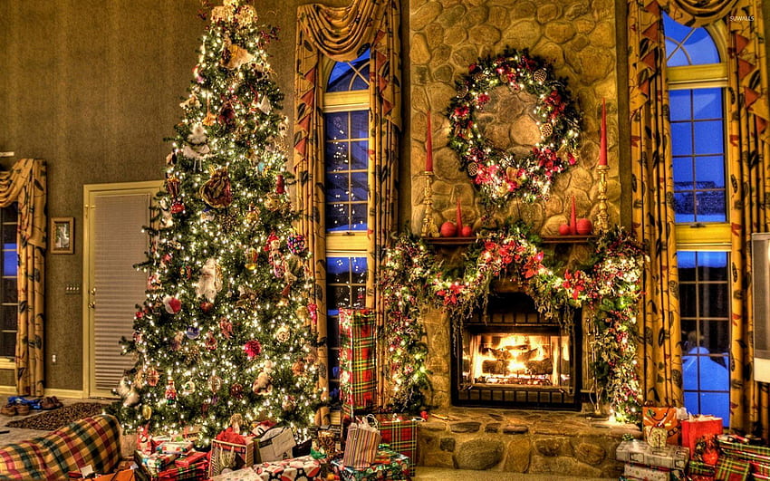 Christmas Fireplace High Quality HD wallpaper | Pxfuel