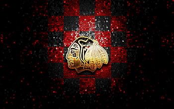Portland Winterhawks, American ice hockey team, WHL, red logo, red carbon  fiber background, HD wallpaper