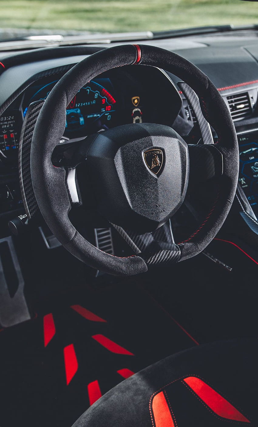 Lamborghini centenario coupe interior HD wallpapers | Pxfuel