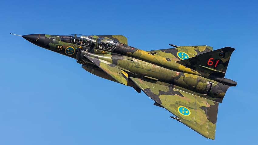 Saab Viggen (armée de l'air suédoise), Saab Viggen, armée de l'air suédoise, avions Saab, jets Fond d'écran HD
