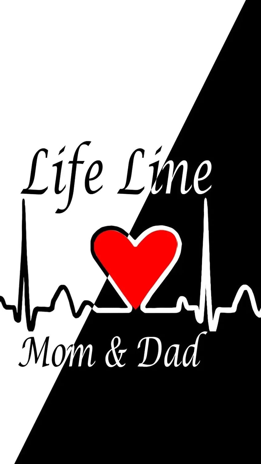 Обичам мама, татко, Lifeline HD тапет за телефон