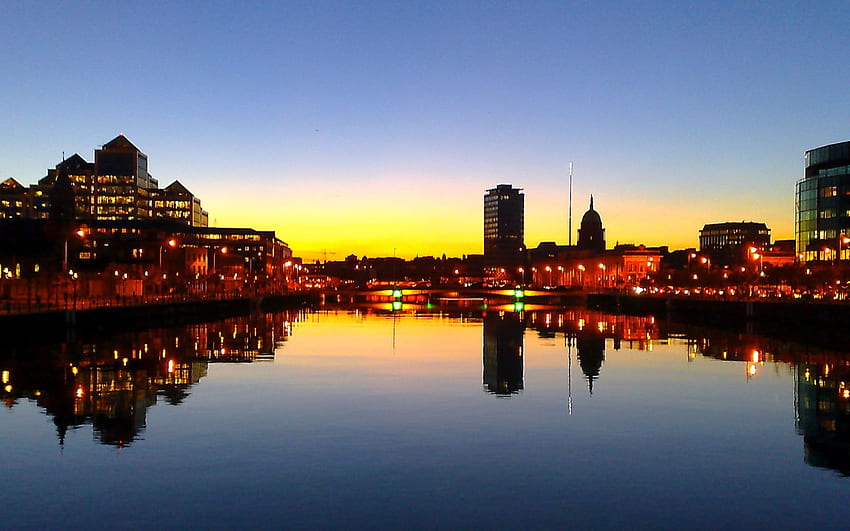 Dublin Irland 21905 px, Stadt Irland HD-Hintergrundbild