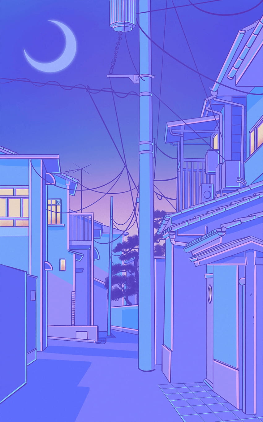 Blue Anime Aesthetic blue aesthetic anime HD wallpaper  Pxfuel