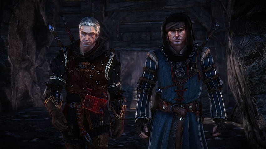 The Witcher 2 Assassins of Kings Geralt Vernon Roche HD-Hintergrundbild