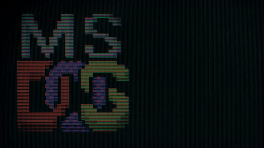Hice un MS DOS: Retrogaming, MS-DOS fondo de pantalla