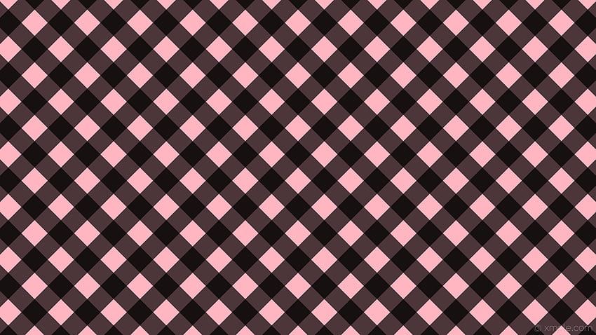 pink gingham striped checker black light pink HD wallpaper
