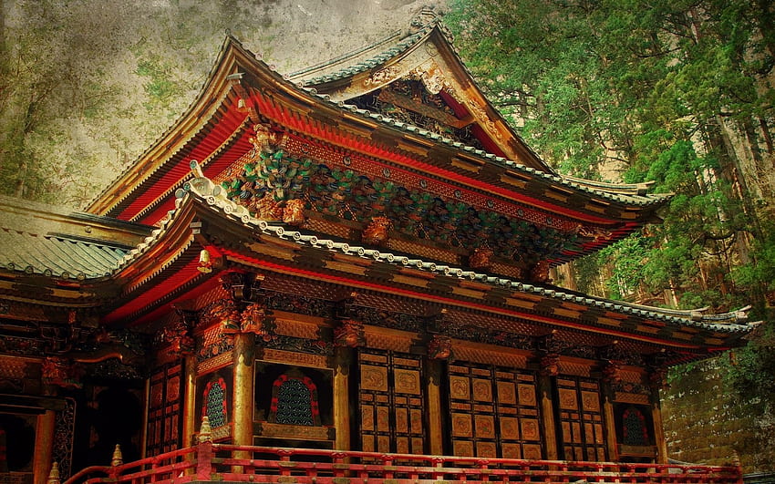 Taiyuin Temple, Shinto Shrine HD wallpaper