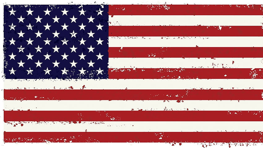 American Flag Faded Background, Rustic American Flag HD wallpaper