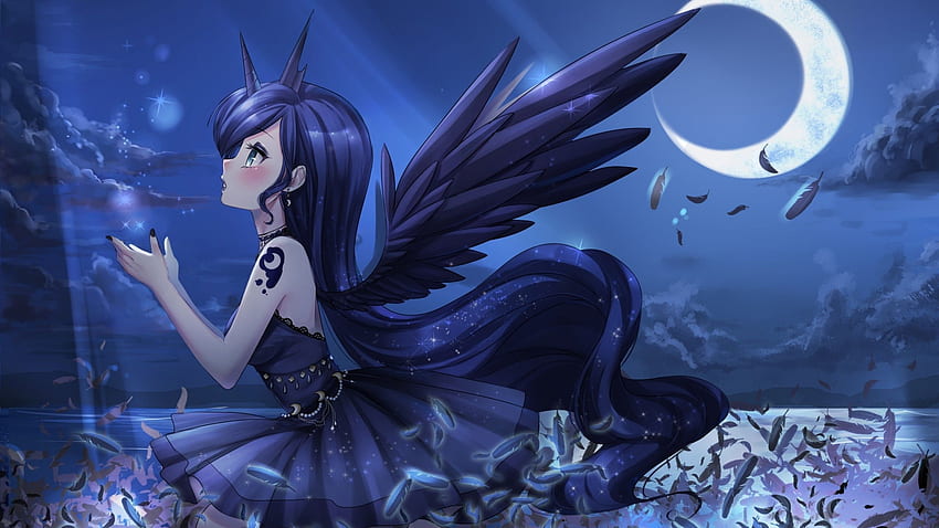 Page 7 | anime girls moon HD wallpapers | Pxfuel