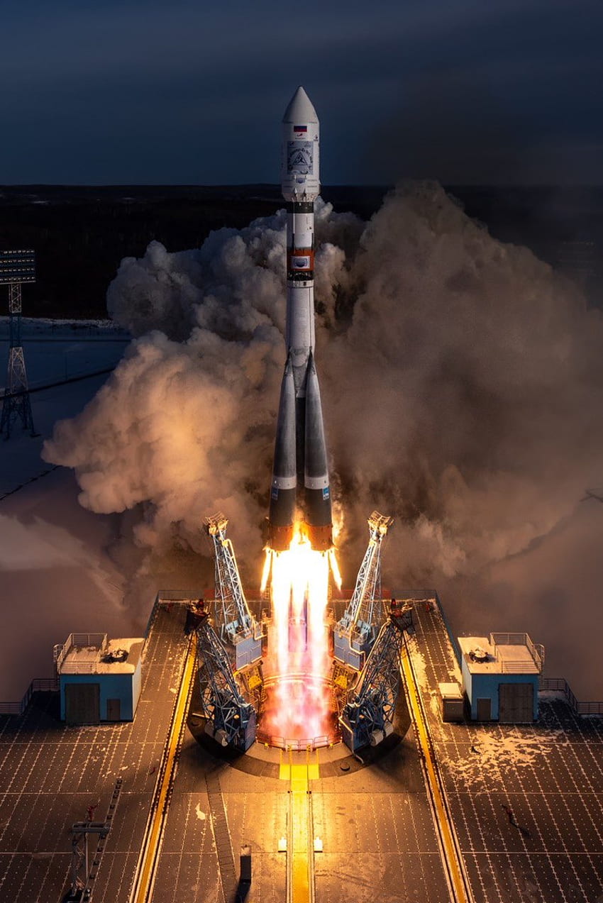 GK Launch Services - Novo para o seu telefone! Você pode salvar e colocar o que você gosta na tela do seu telefone, Soyuz Papel de parede de celular HD