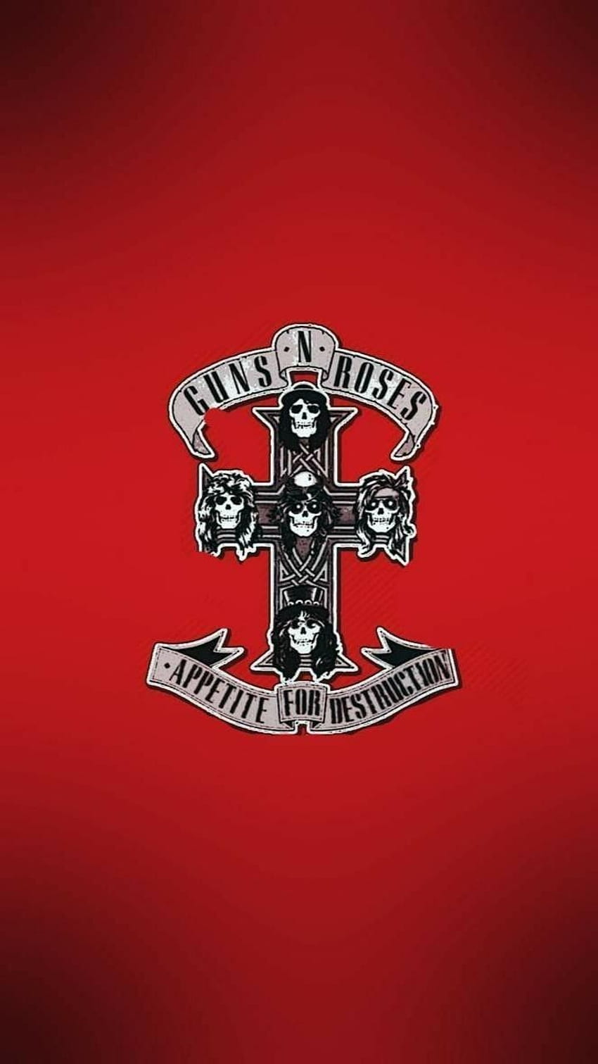 Guns N' Roses / Апетит за унищожение. Класически рок изпълнители, рокендрол изкуство, Guns and roses, Рок плакат HD тапет за телефон