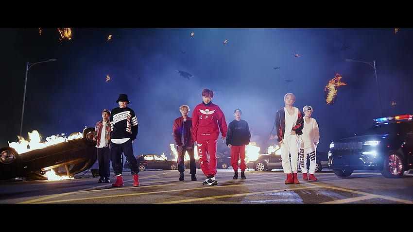 BTS (방탄소년단) 'MIC Drop (Steve Aoki Remix)' อย่างเป็นทางการ MV วอลล์เปเปอร์ HD