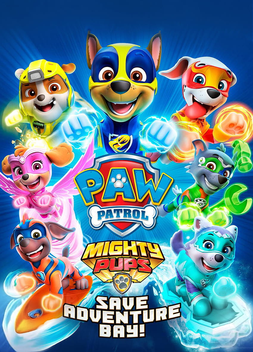 Купете PAW Patrol Mighty Pups Запазете Adventure Bay Steam HD тапет за телефон
