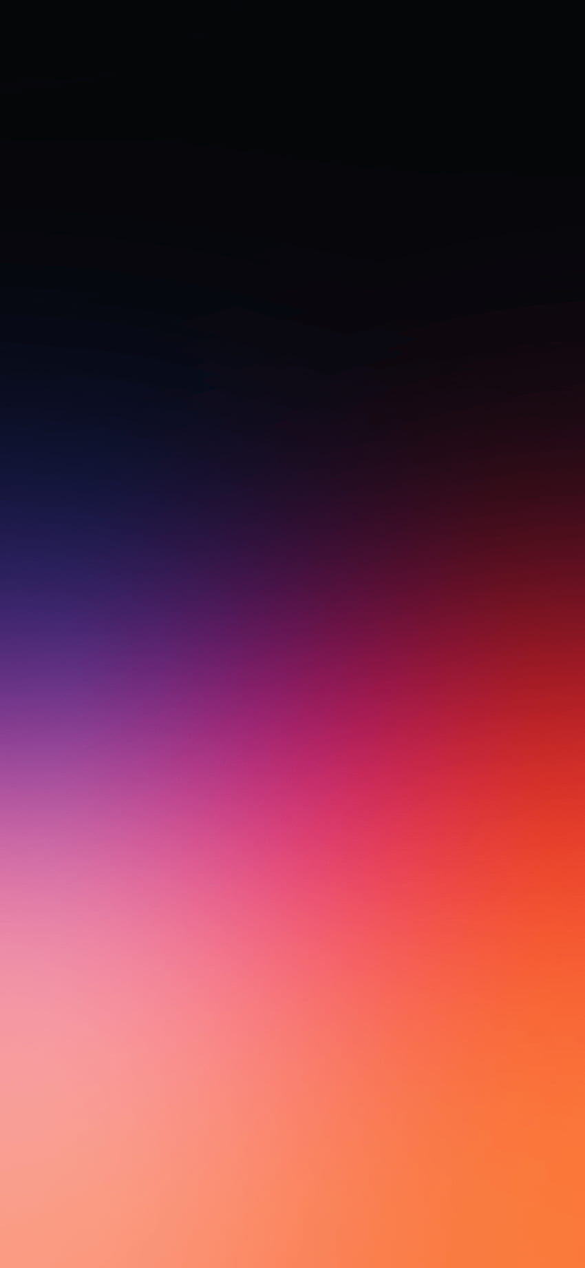 Gradien Oranye Dan Hitam, Gradien iPhone X wallpaper ponsel HD