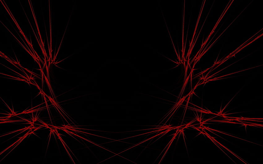Black & Red Background, Gaming Red and Black Abstract HD wallpaper