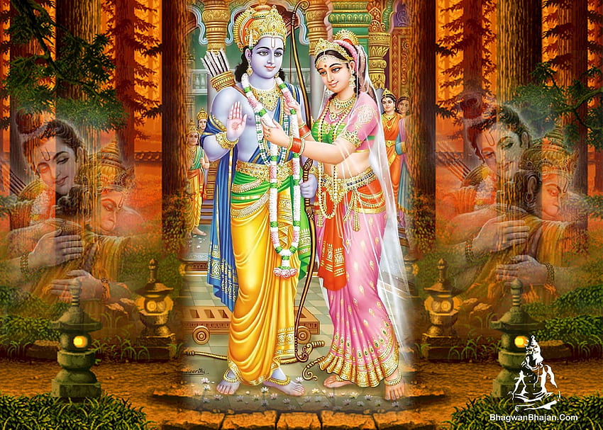 Ram Sita Hanuman, Ram Ji HD wallpaper