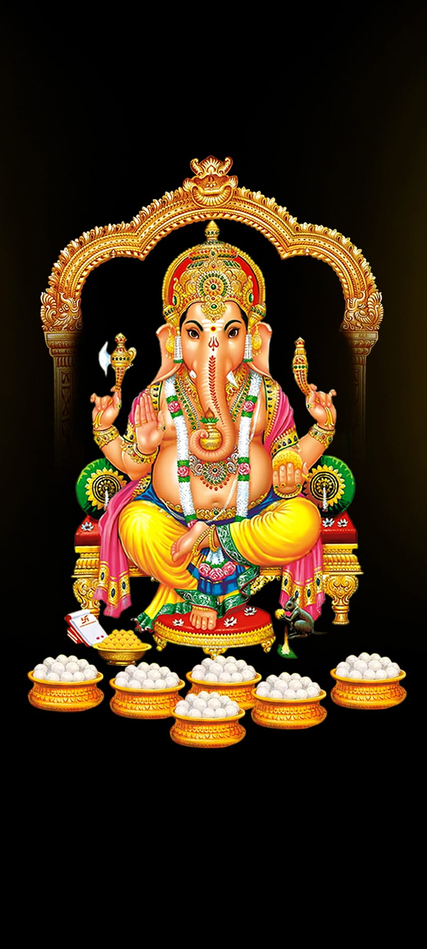 Charger Ganesh 3, vaisselle de service, art, Dieu, ganesh chaturthi Fond d'écran de téléphone HD