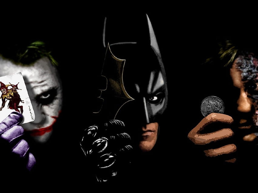 Batman Joker And Two Face - HD wallpaper | Pxfuel