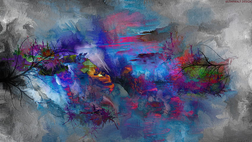 Abstract Art, Abstract Expressionism HD wallpaper
