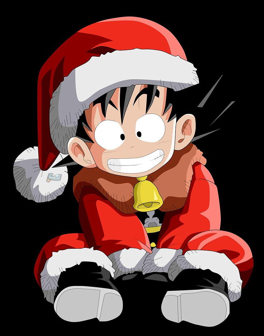 Goku Christmas, Dragon Ball Z Christmas HD phone wallpaper