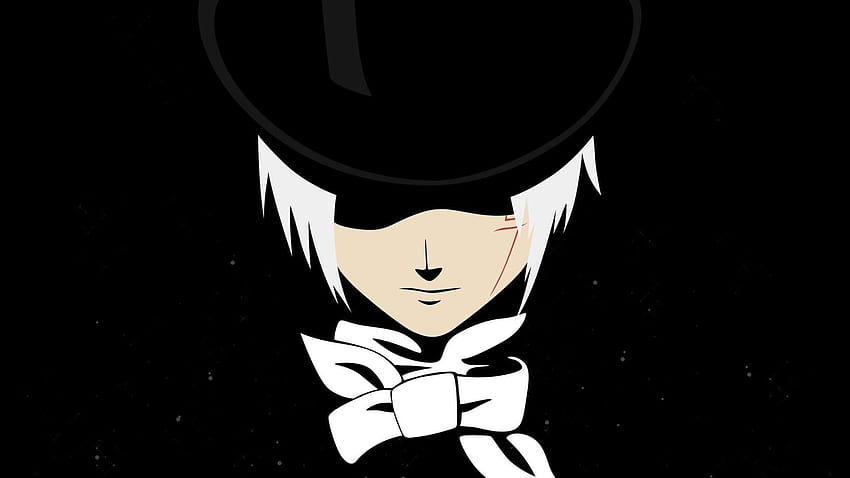 Vecteur Noir Et Blanc Windows Anime Man Salut. D homme gris allen, D homme gris, marcheur Allen, Anime Boy noir et blanc Fond d'écran HD