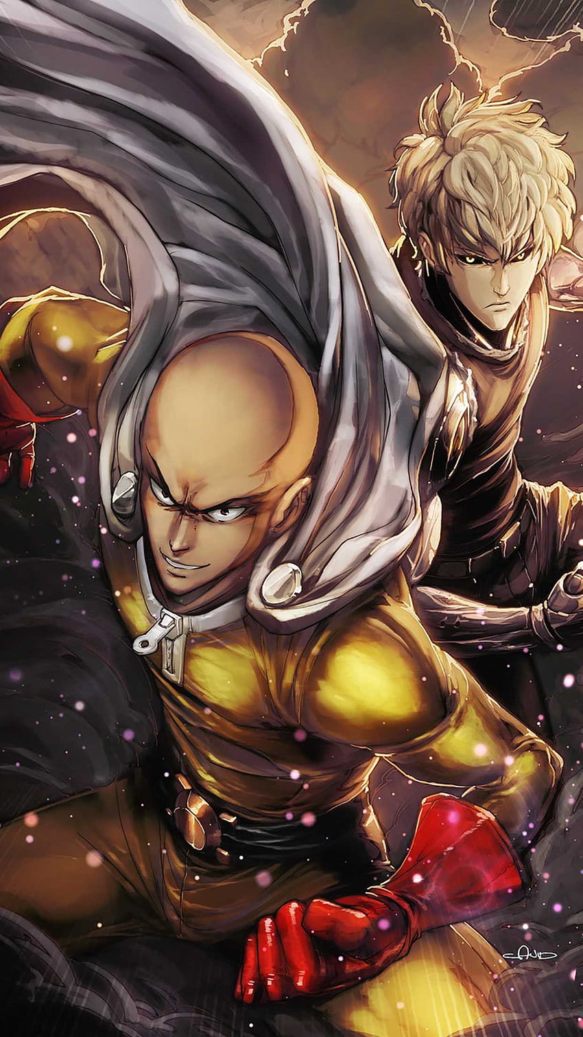 Anime One-Punch Man, Saitama (One-Punch Man), 1440x2560 Phone HD Wallpaper