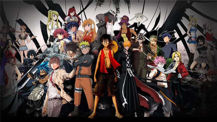Anime Universe 애니메이션 캐릭터 및 배경, Anime All Characters HD 월페이퍼