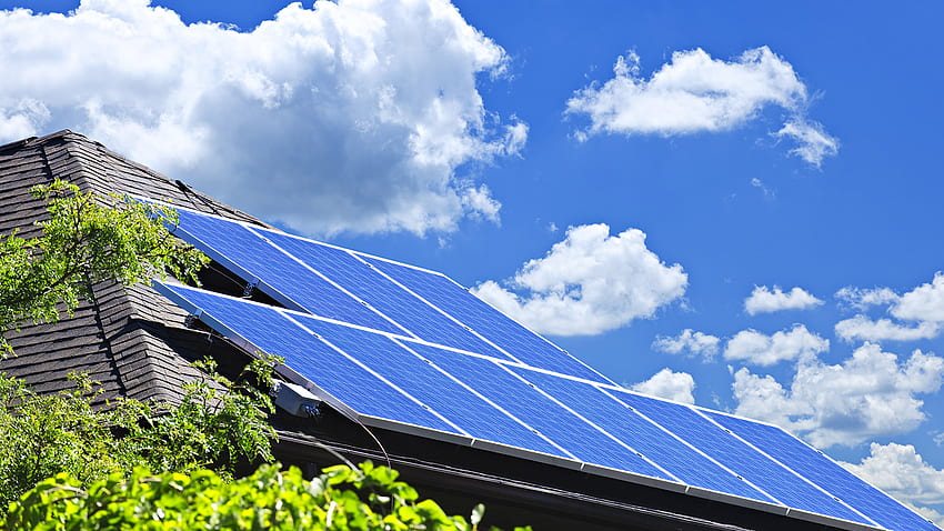 Кой трябва да печели от слънчевата енергия?, Слънчеви панели HD тапет