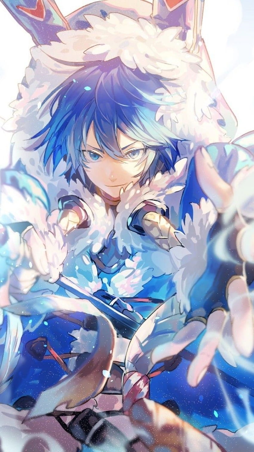 Blue Hair Anime Boy Wallpapers  Wallpaper Cave