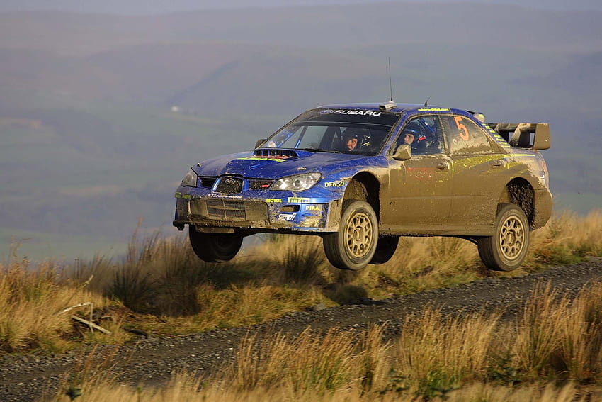 mobil, Subaru, Rally, Wrc / dan Mobile Background, Rally Jump Car Wallpaper HD