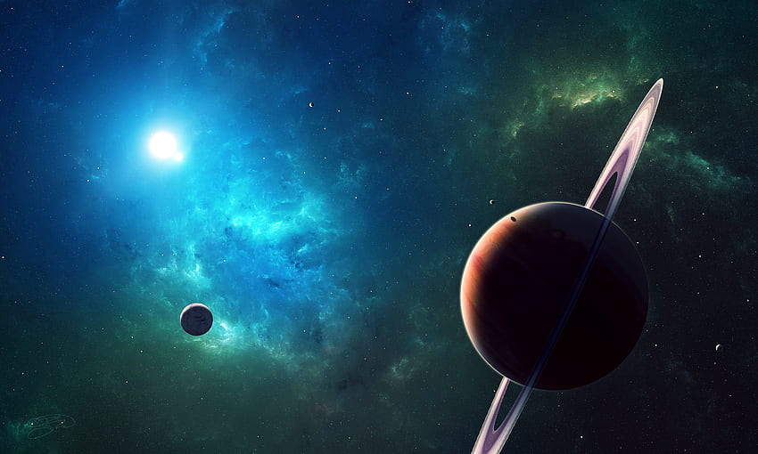 Science-Fiction-Planet, 2000 x 1200 HD-Hintergrundbild