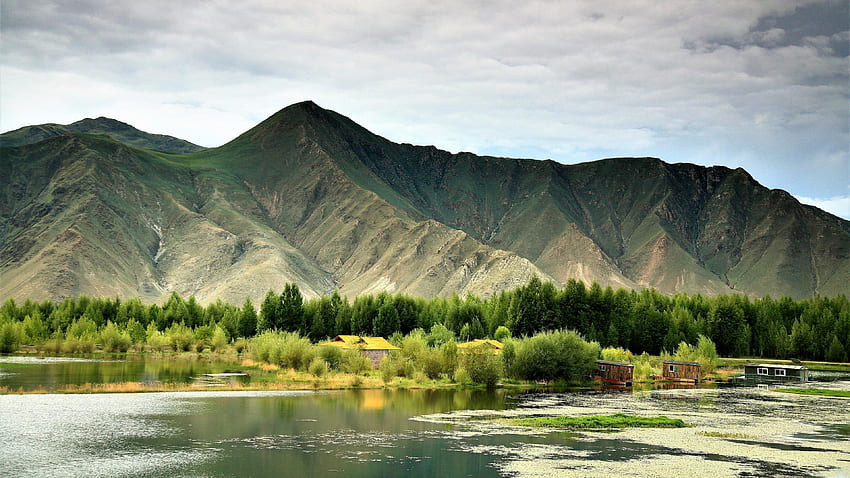 Lhasa River - Tibet . Studio 10 HD wallpaper