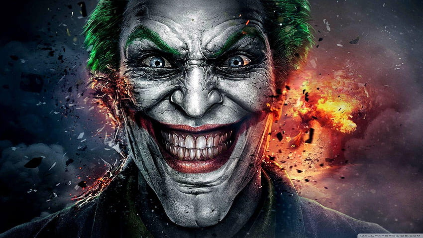 Joker Face, Joker Half Face HD wallpaper