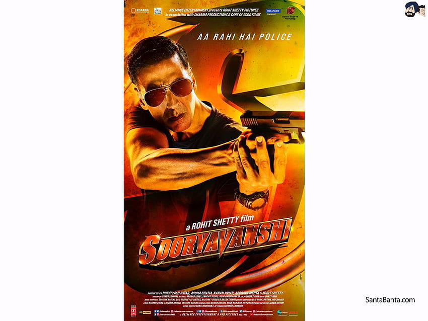 Akshay Kumar dalam film aksi Rohit Shetty `Sooryavanshi` (Rilis - 1 Juli 2020) Wallpaper HD