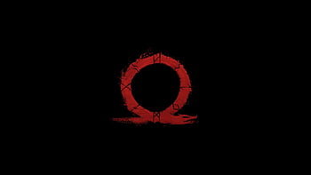 god of war, omega, logo, video game HD wallpaper