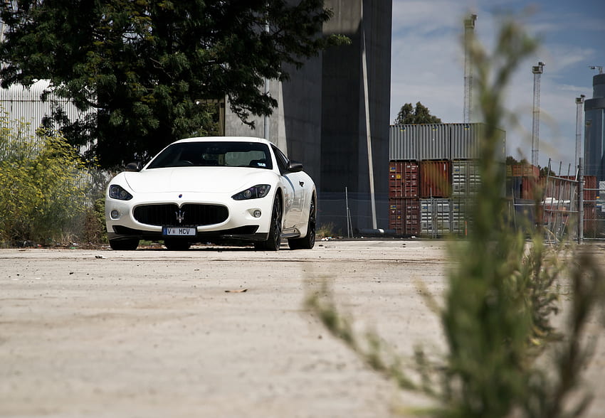 Maserati, Coches, Vista De Frente, Granturismo fondo de pantalla