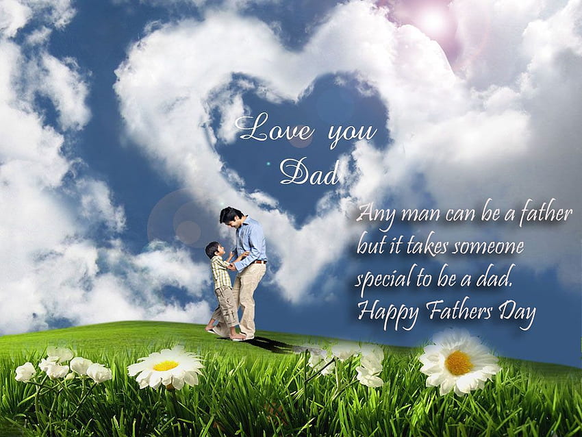 Love You Dad Happy Fathers Day Wishes, Fatherhood HD wallpaper | Pxfuel