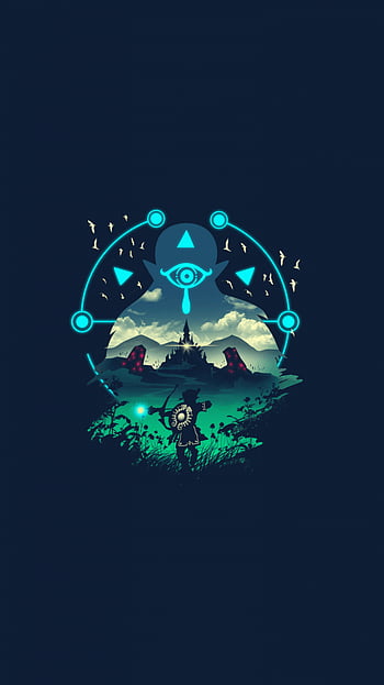 The Legend of Zelda Sheikah Symbol Live Wallpaper HD Vertical Version   YouTube