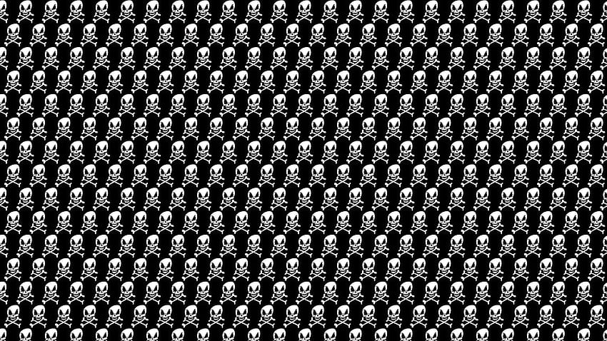 Cute Skull, Skeleton Pattern HD wallpaper