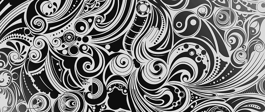 Background Black And White Wave Pattern Byte [] for your , Mobile & Tablet. Explore Black And White Abstract Background. Black Abstract HD wallpaper