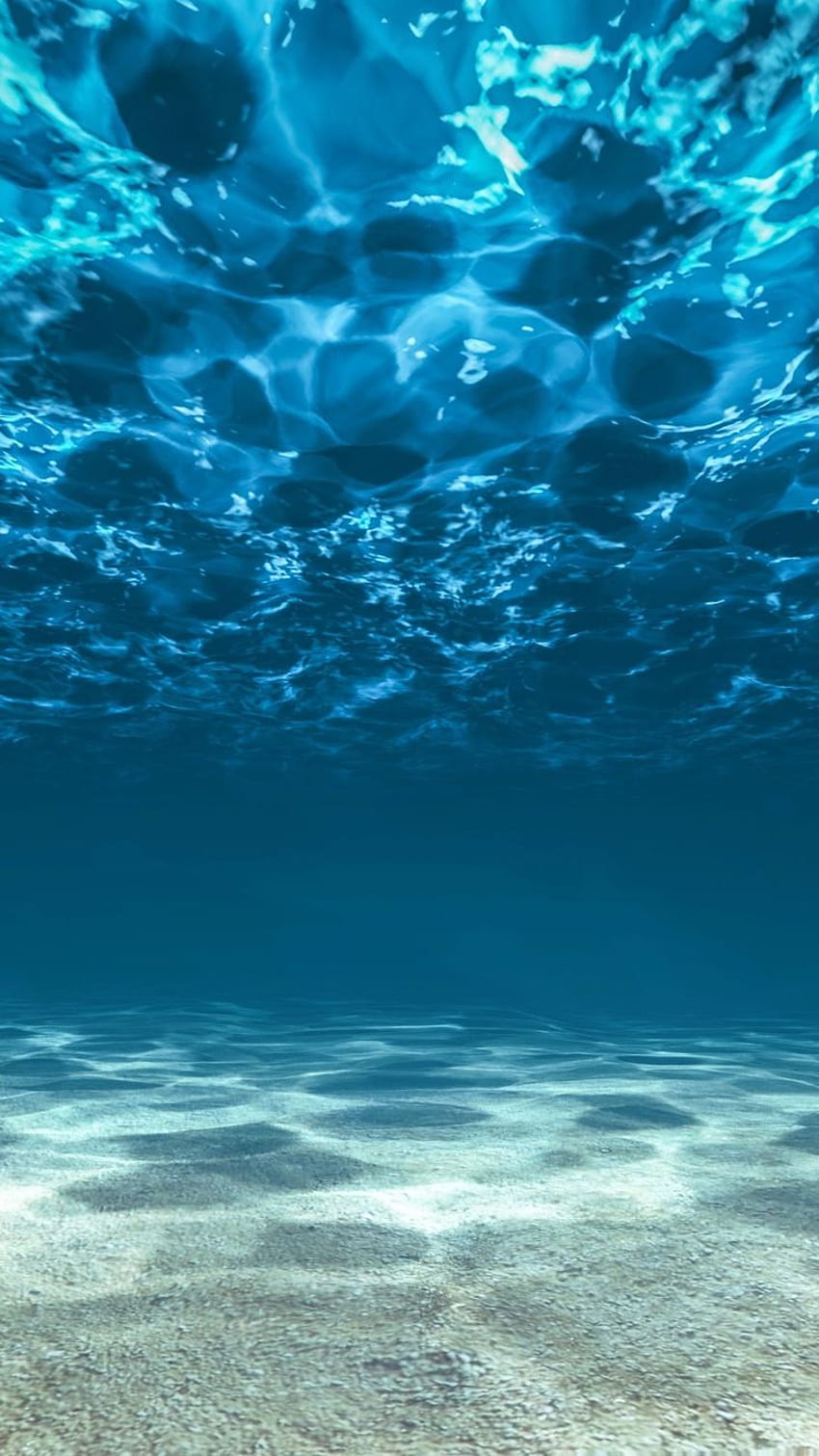 アメイジングブルー。 水中の背景、海の風景、海、海底 iPhone HD電話の壁紙
