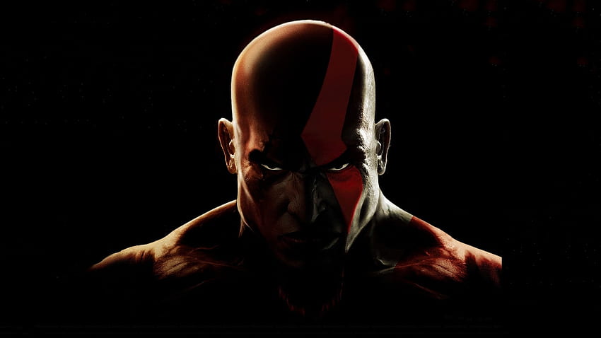 Kratos, dio della guerra, atteggiamento, guerriero Sfondo HD