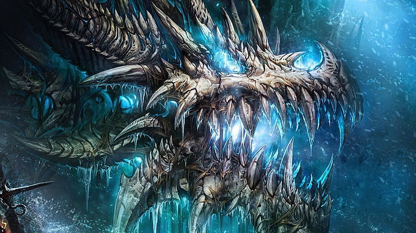 Ice Dragon Background Lovely Lightning Dragon HD wallpaper
