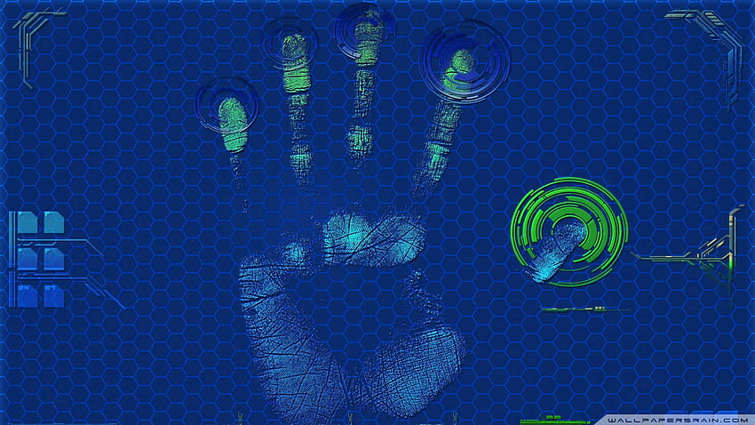 Odcisk palca, biometryczny Tapeta HD
