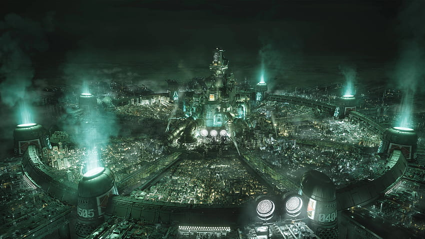 Final Fantasy VII Remake Midgar – Katze mit Monokel, Midgard HD-Hintergrundbild