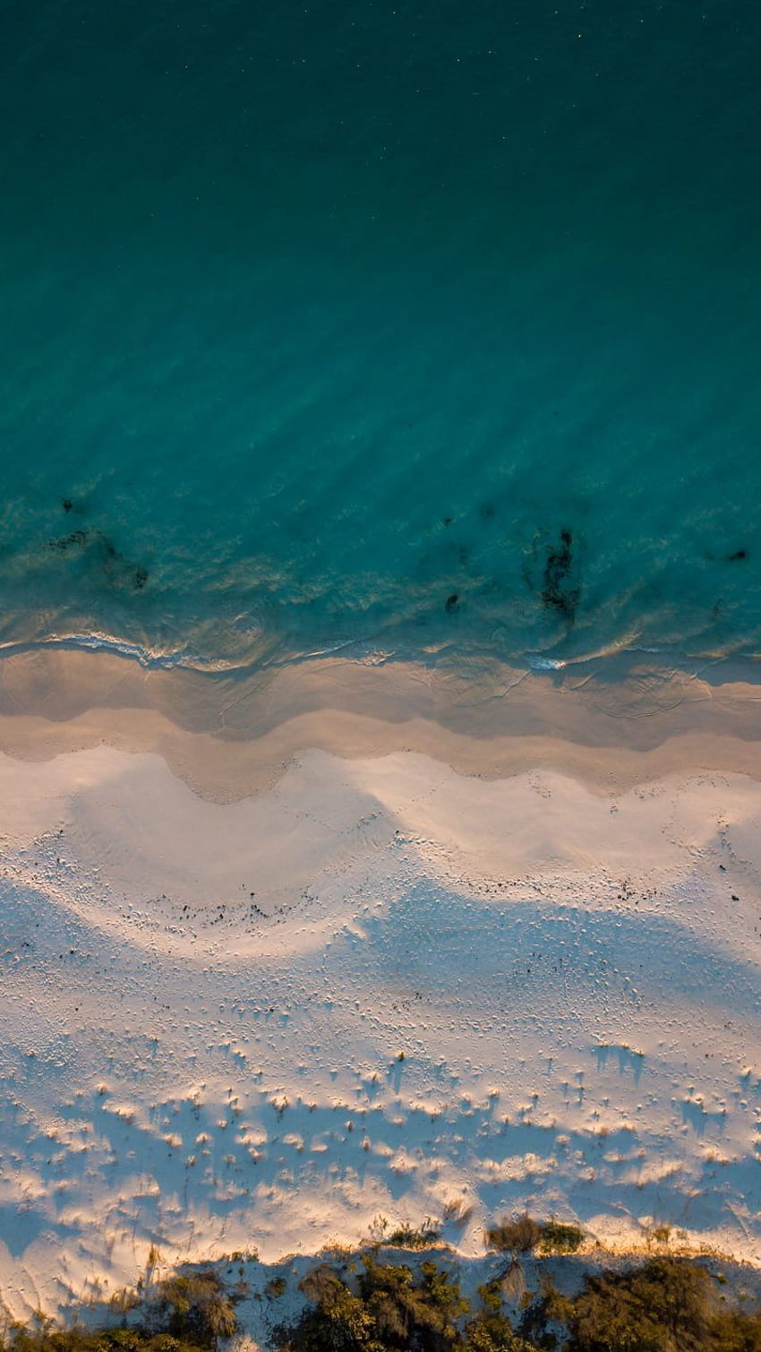 해변, 바다, 조감도, 모래, 시차 배경을 위한 물 Iphone Se 5s 5c 5 HD 전화 배경 화면
