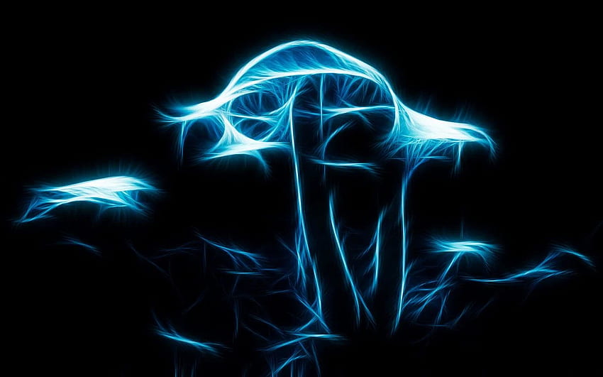 Blue Mushroom HD wallpaper | Pxfuel