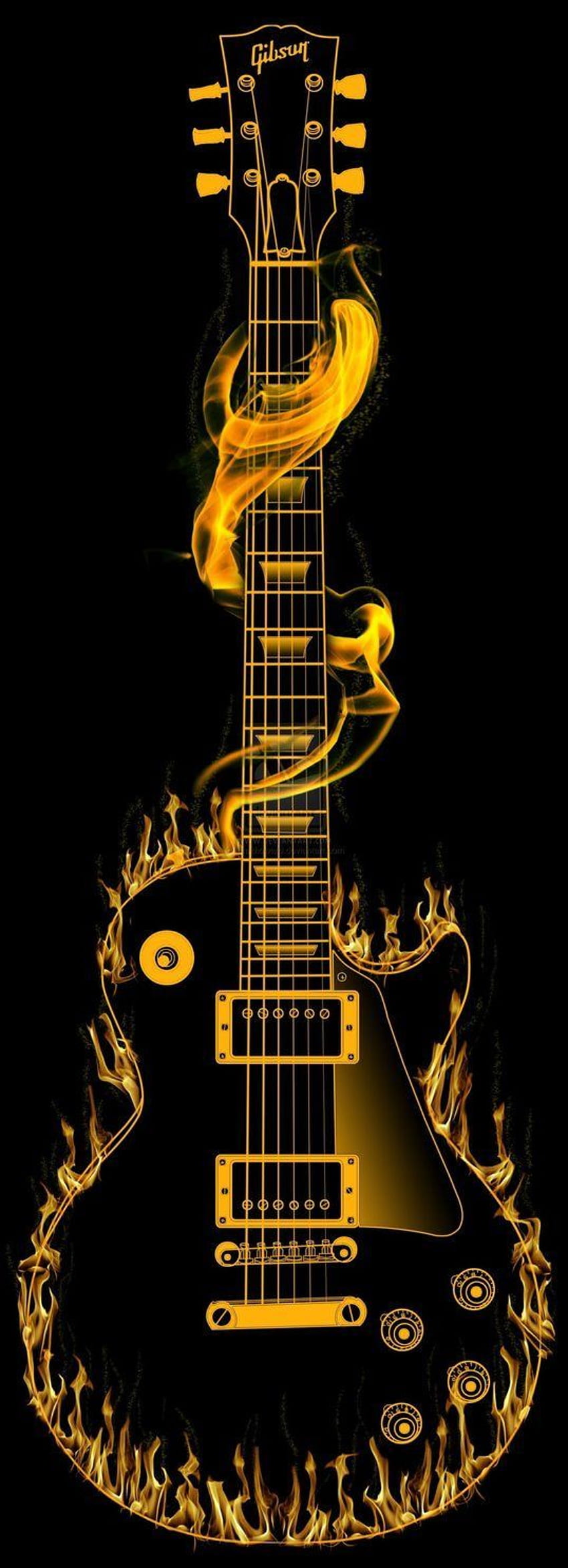 Les Paul Guitar HD phone wallpaper