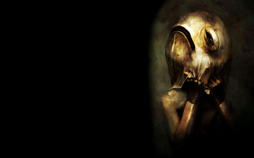Dark horror scary dream creepy spooky mask macabre art artistic, Cool Scary HD wallpaper